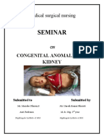 Congenital Anomalies of Kidne