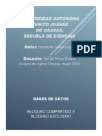 Bloqueo Compartido y Bloqueo Exclusivo PDF