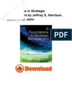 Foundations in Strategic Management by J PDF