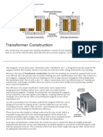 Transformer Construction and Transformer Core Design