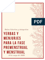 Yerbas y Menjurjes para Fase Premenstrual y Menstrual