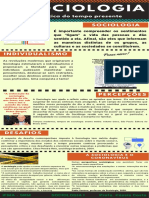 A Sociologia e o Tempo Presente - INFOGRÁFICO SOCIOLOGIA I