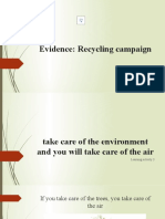Recycling Campaign (Sena)