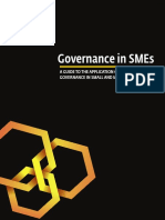 Governance in Smes: A Guide To The Application of Corporate Governance in Small and Medium Enterprises