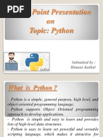 Python PPT | PDF | Python (Programming Language) | Integrated ...