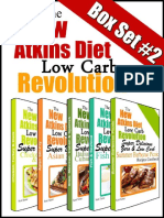 The New Atkins Diet Low Carb Revolution Super Delicious Cookbook Collection Box Set #2 - Nodrm