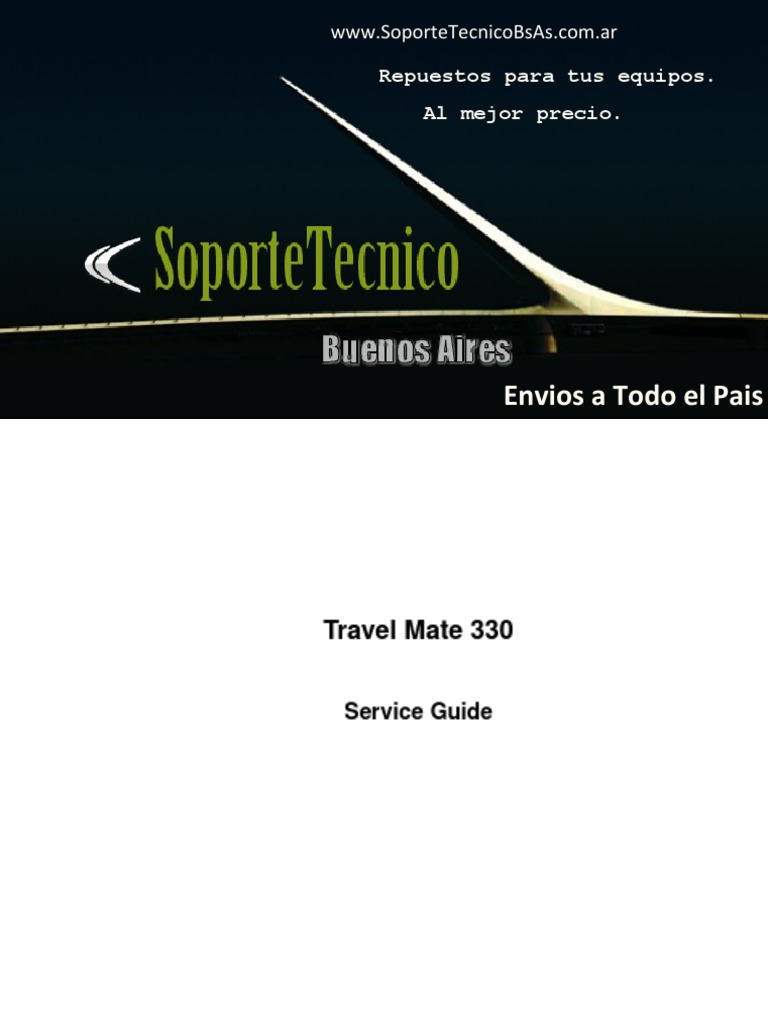 Service Manual -Acer Travel Mate 330sg | Computer Monitor | Computer  Keyboard