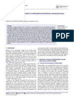 An Examination of Recent Trends in Multimodal Travel Behavior Among PDF