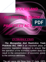 Monopolies and Restrictive Trade Practices Act, 1969