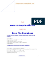 QTP Excel Sheet Methods