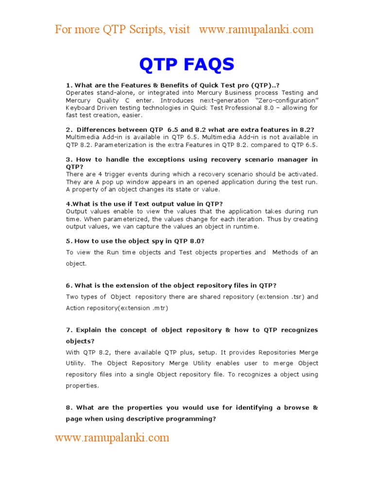 Hp Qtp Certification Exam Complete Guide – ELARUQ