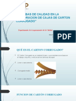 Pruebas de calidad en la elaboración de cajas de cartón corrugado