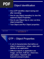 QTP Object Identification: Fore More QTP Realtime Scripts, Visit 1 March 26, 2003