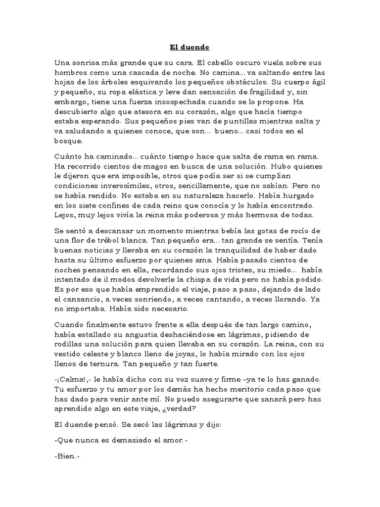 El Duende | PDF | Amor