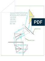 Verdadera Magnitud de Un Plano Metodo de La Recta Horizontal X (30,100,200) Y (80,100,40) Z (120,30,150) ESC:1:3500