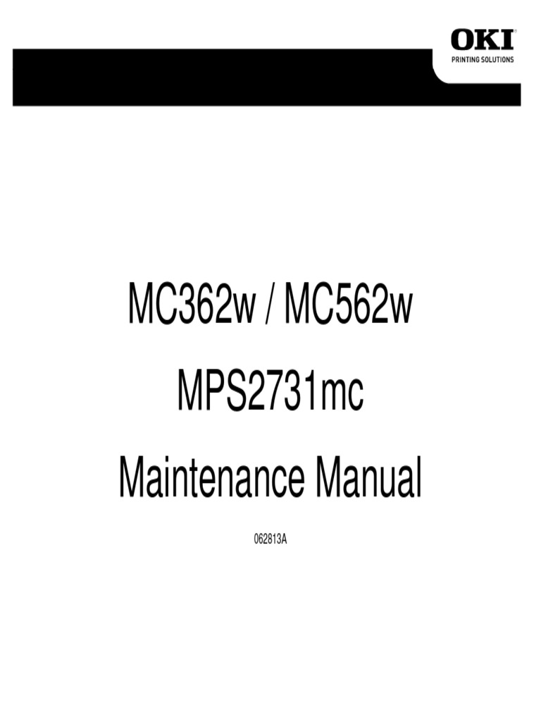 Mc562w Maintenance Manual Pdf Electrical Connector Usb