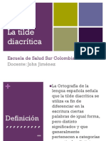 Tilde diacrítica