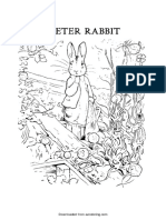 Peter Rabbit Coloring Pages
