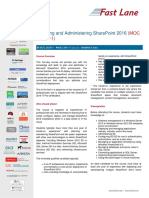 Planning and Administering Sharepoint 2016: Id Moc 20339-1 Price 2,590.