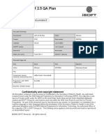 Lorenzo i.EPR 2.5 QA Plan: Document Summary