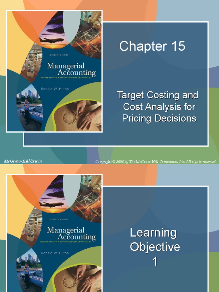 Target Costing and Cost Analysis For Pricing Decisions | PDF | Demand ...
