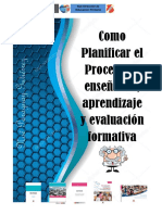 Como Planificar Elproceso de Enseñanza, Aprendizaje y Evaluacion