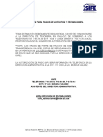 Telefonos para Pagos de Anticipos y Estimaciones 2015