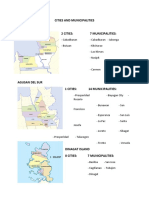 Cities and Municipalities Agusan Del Norte 2 Cities: 7 Municipalities