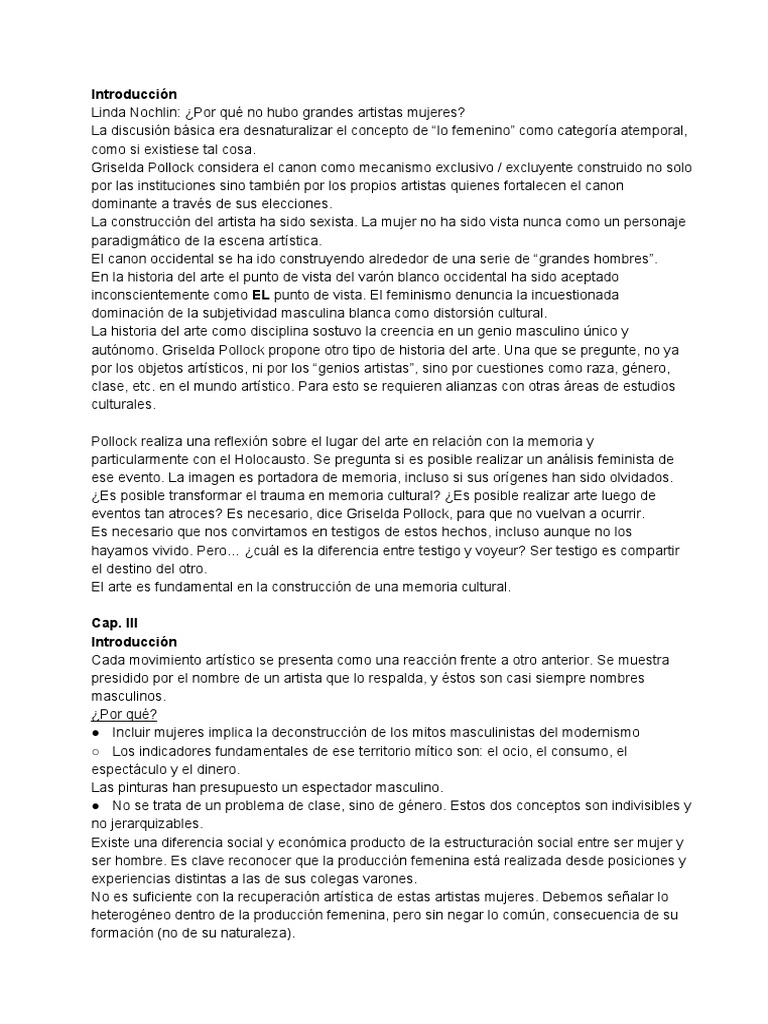 Griselda Pollock Visión y Diferencia PDF Feminidad Mujer