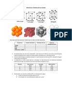 Estructuras Cristalina de Los Metales