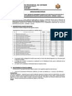 Requerimientos de Implemento de Seguridad de Personal Obrero