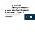 Dólar hoy en Chile= 4 pesos chilenos=Veneca