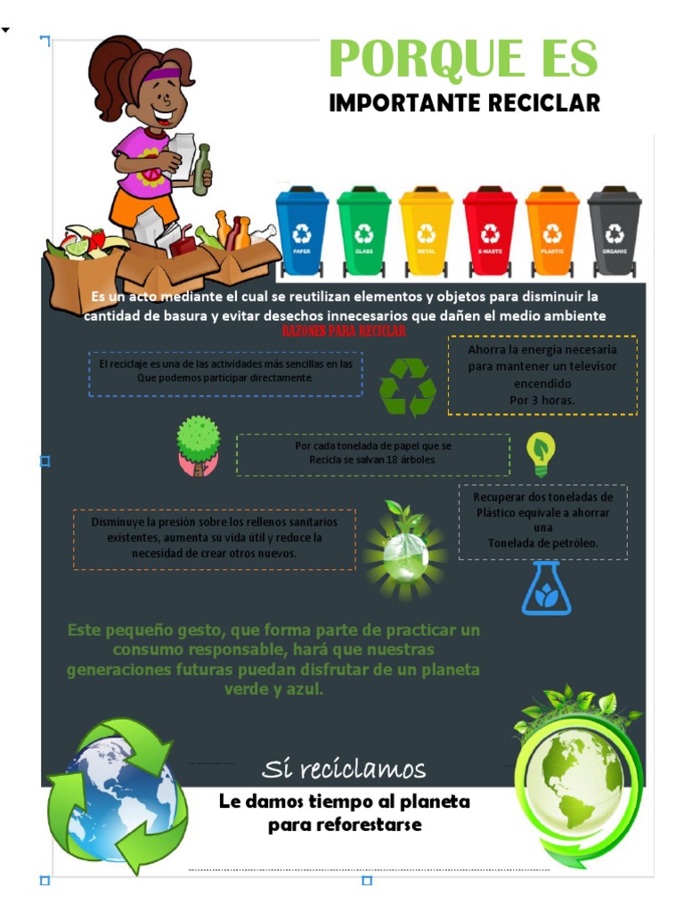 Importancia del Reciclaje para el Planeta | PDF