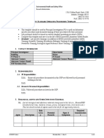 Biosafety Standard Operating Procedures Template