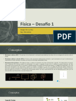 Física – Desafío 1