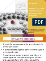 Making Your Case With Persuasive Messages and Proposals