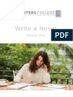 Write A Novel Module One Introduction
