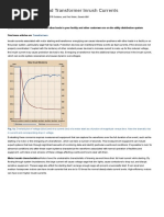 Evaluating Motor and Transformer Inrush Currents