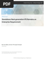 Standalone Next-Generation IPS Remains An Enterprise Requirement