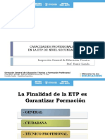 Capacidades Profesionales en La Etp de Nivel Secundario