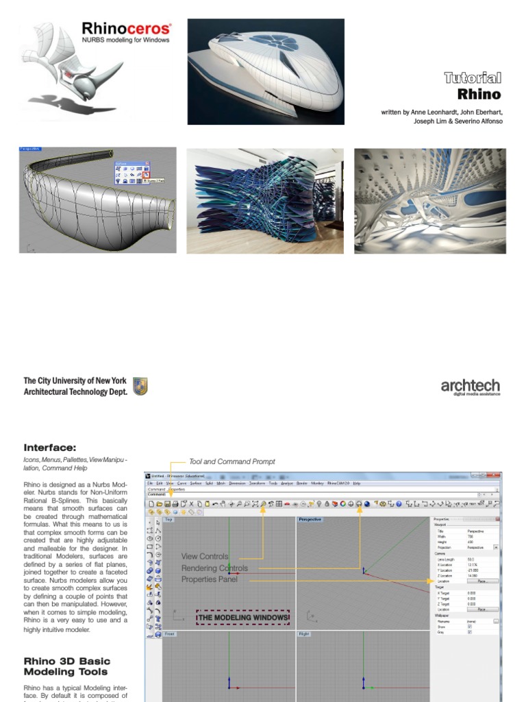 Tutorial: Rhino | PDF | Rendering (Computer Graphics) | Sphere