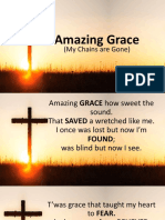 Amazing Grace My Chains Are Gone