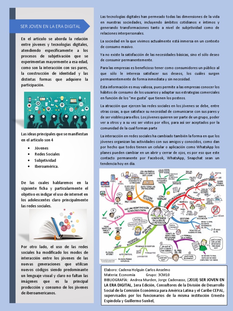 Jóvenes y Redes Sociales en la Era Digital | PDF | Consumo (economía ...