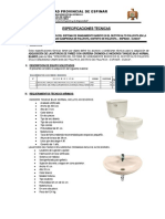 0021 Requerimientos de Inodoros y Lavatorios - Completo