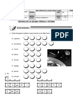 Ficha COM La Silaba Tonica