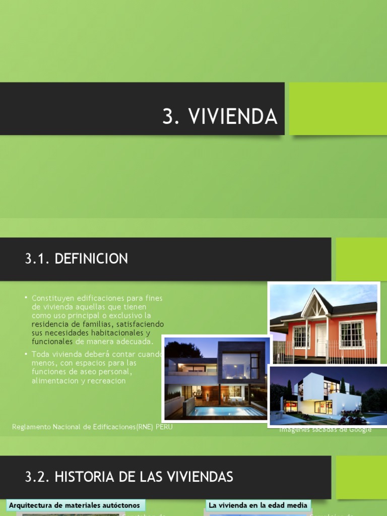 Tipos y Evolución de Viviendas en Perú | PDF | Recurso | Hotel