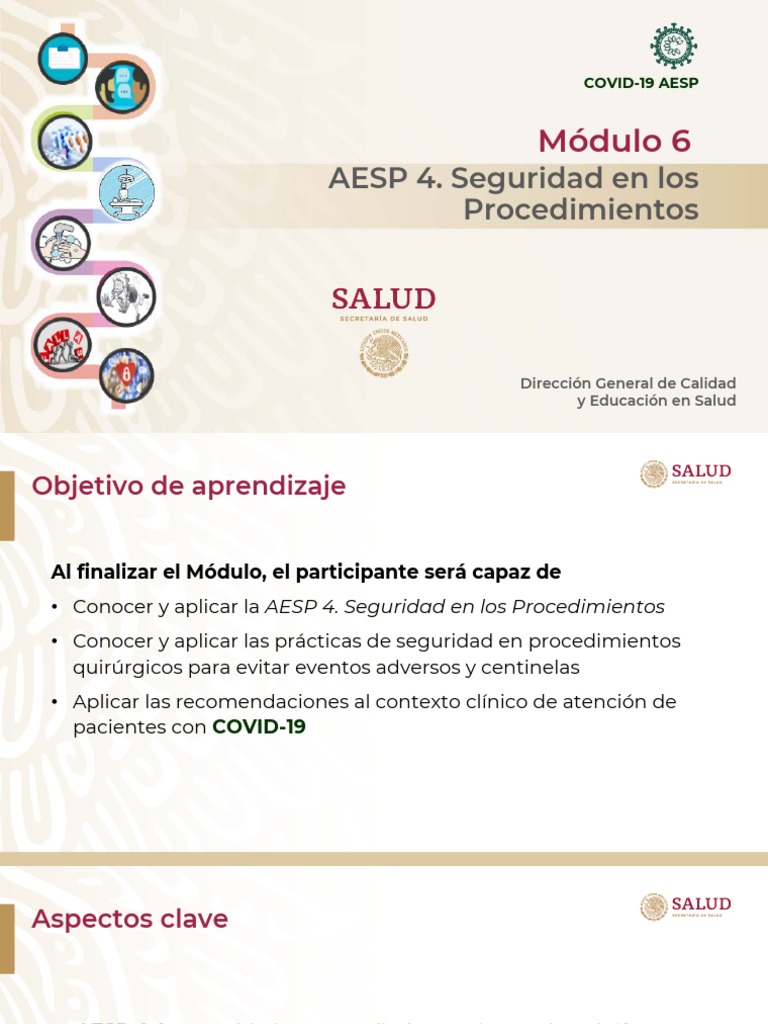 Aesp 06 | PDF | Cirugía | Seguridad del paciente