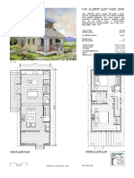 The Alder Cottage One: Main Floor Plan Upper Floor Plan