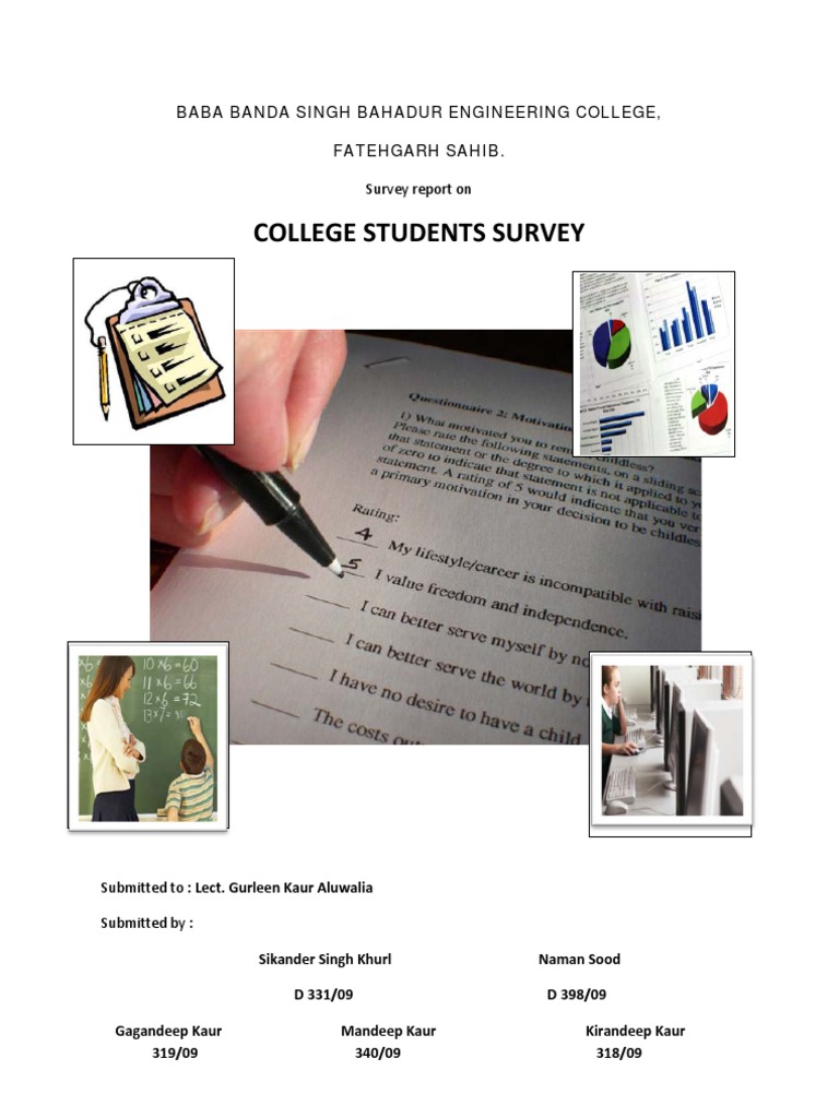 College Students Survey Report | PDF