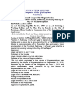 Parañaque City holiday act amendment